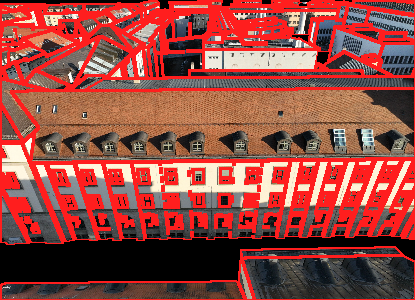 Final recorded model reprojection